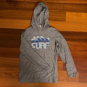 Gray Surf Graphic Sun Guard